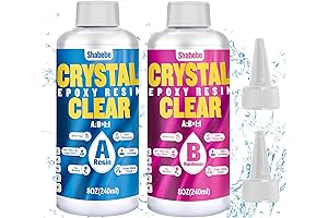 Upgraded 16OZ Food Safe Epoxy Resin, Crystal Clear and Bubble-Free for Coating, Casting and DIY