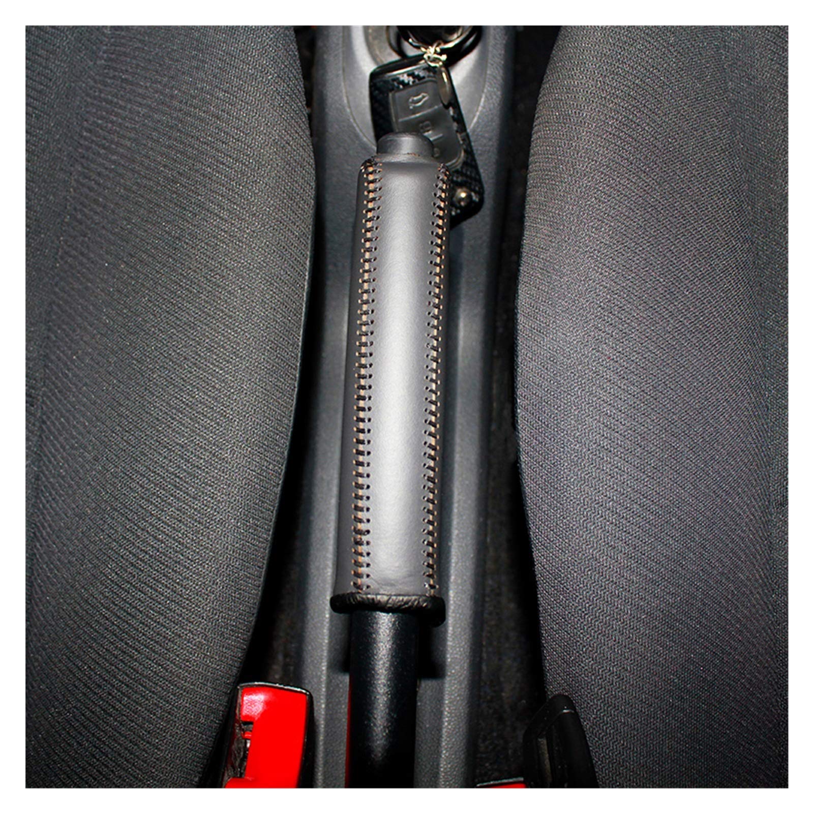Housse Frein à Main Abarth 595 - Protection Cuir Personnalisée - 10
