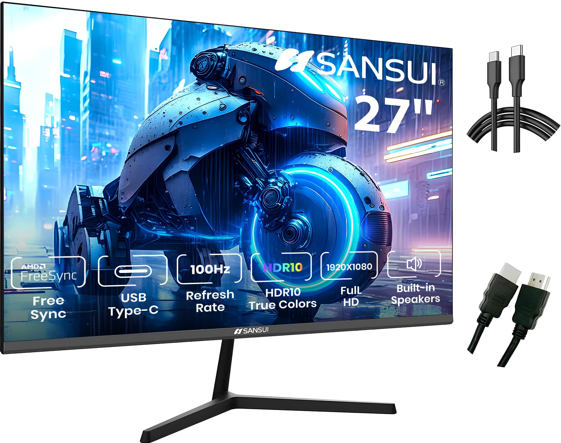 user_aca3fdf3　0808 Amazon.com: SANSUI Monitor 24 inch 100Hz Computer Monitor丨
