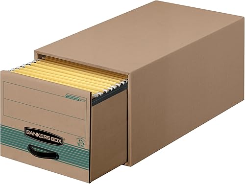 Miniatura 1 de Bankers Box StorDrawer Steel Plus - Cajones de almacenamiento 100% reciclados, legal, paquete de 6 (1231201)