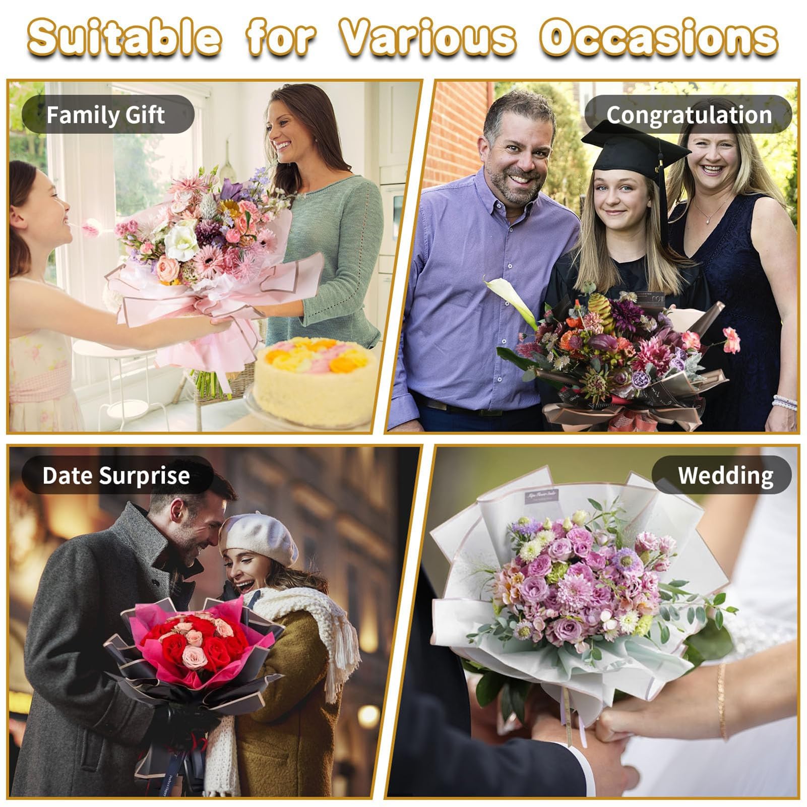Boeket Van Roze Tulpen Met Een Band Stock Afbeelding - Afbeelding