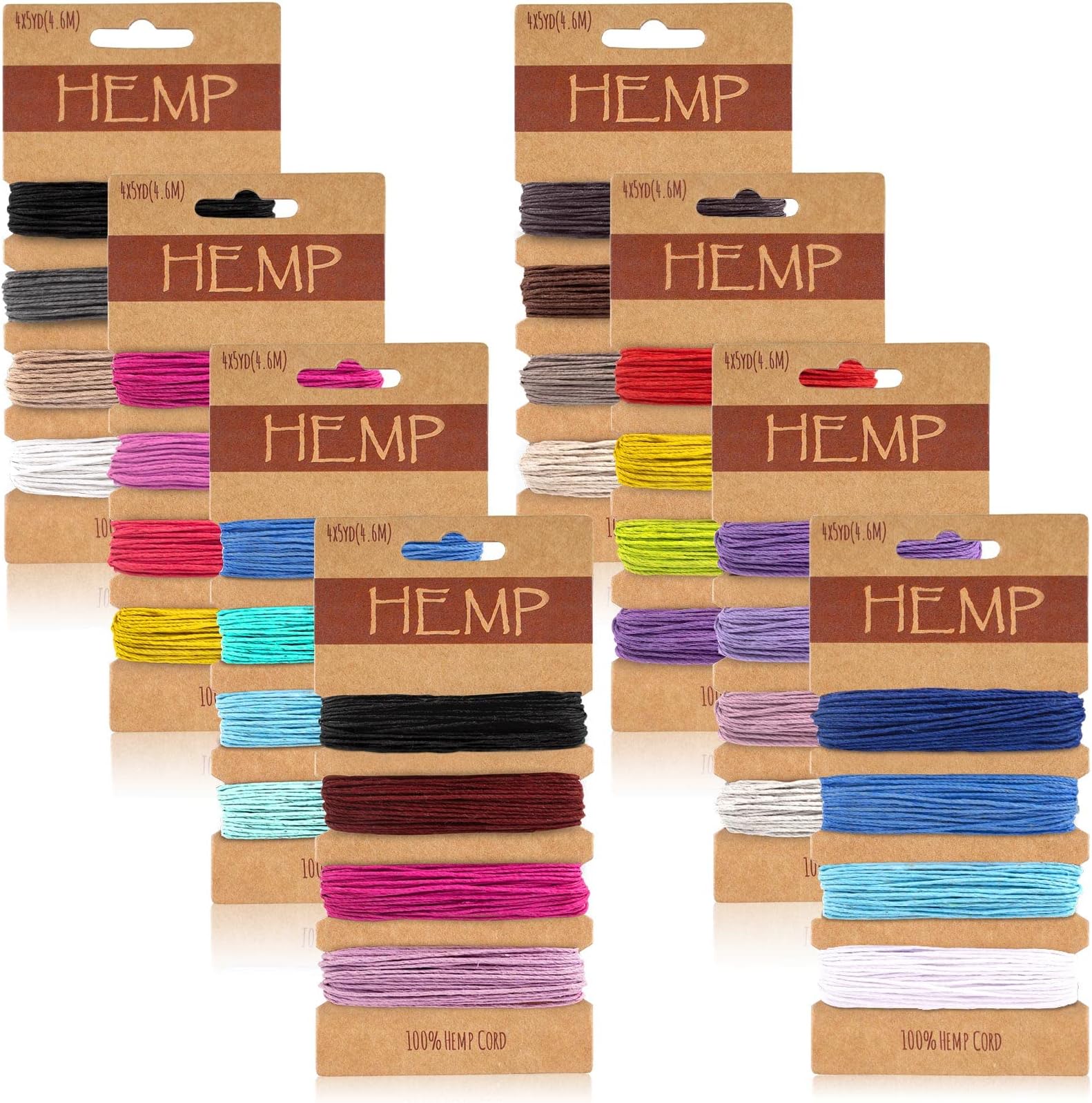 Amazon.com: 16 Colors Thread Cord for Jewelry Making, Multi-Color Flax ...