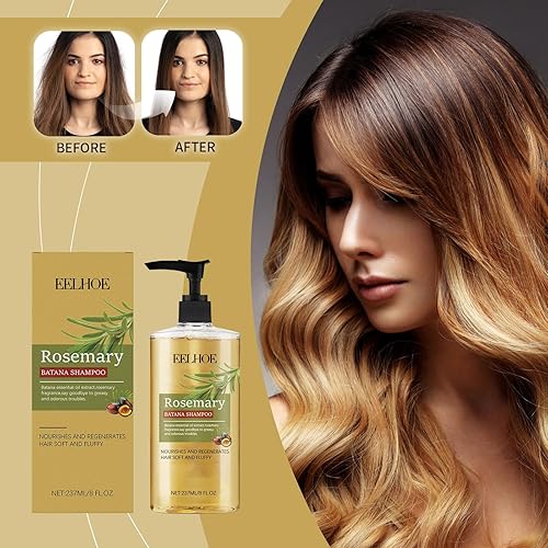 Miniatura 2 de Batana Oil Hair Shampoo and Romero 8.0 fl oz8.35fl.oz - promueve el crecimiento del cabello, hidrata, hidrata el cuidado del cabello para mujeres y