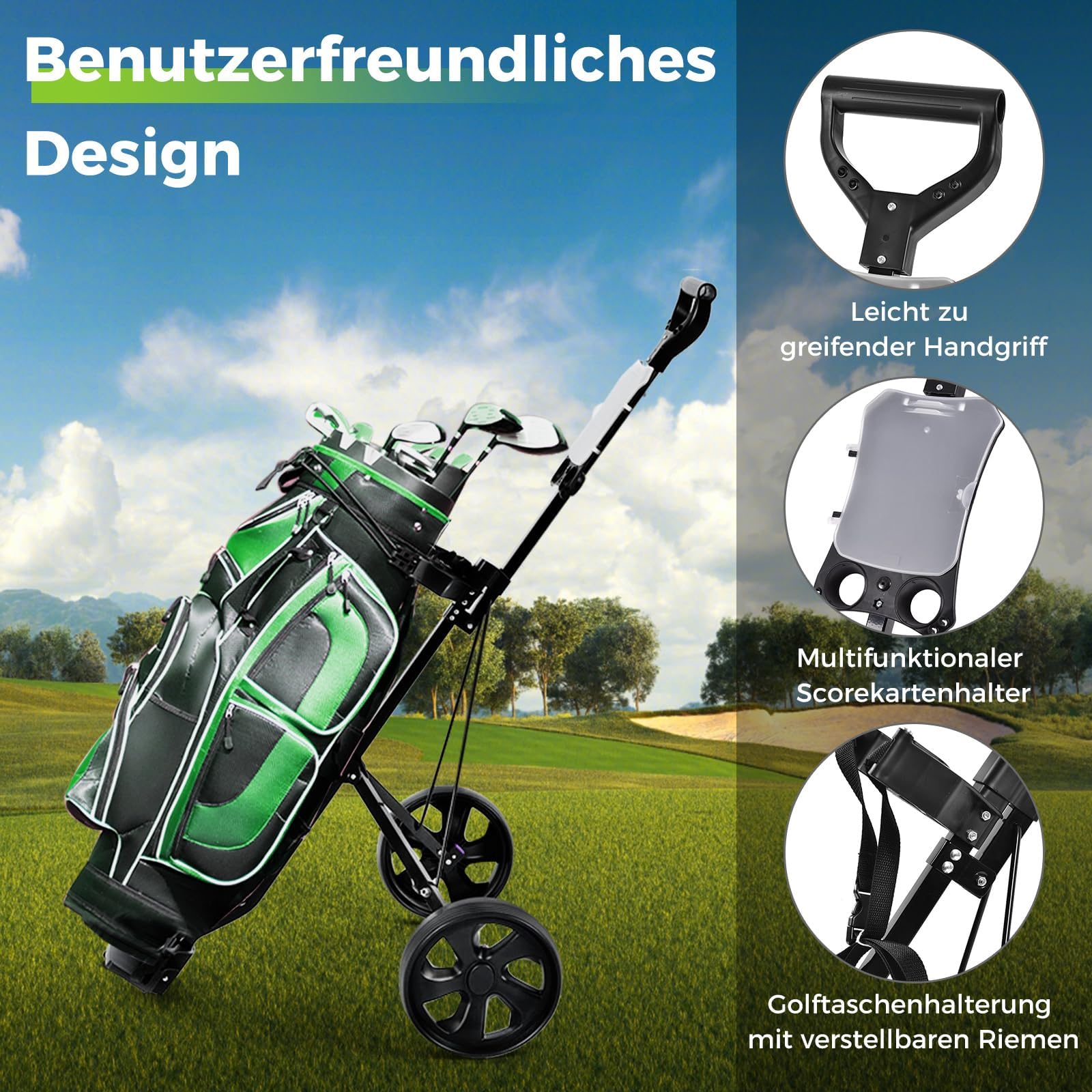FANTASK Chariot de Golf