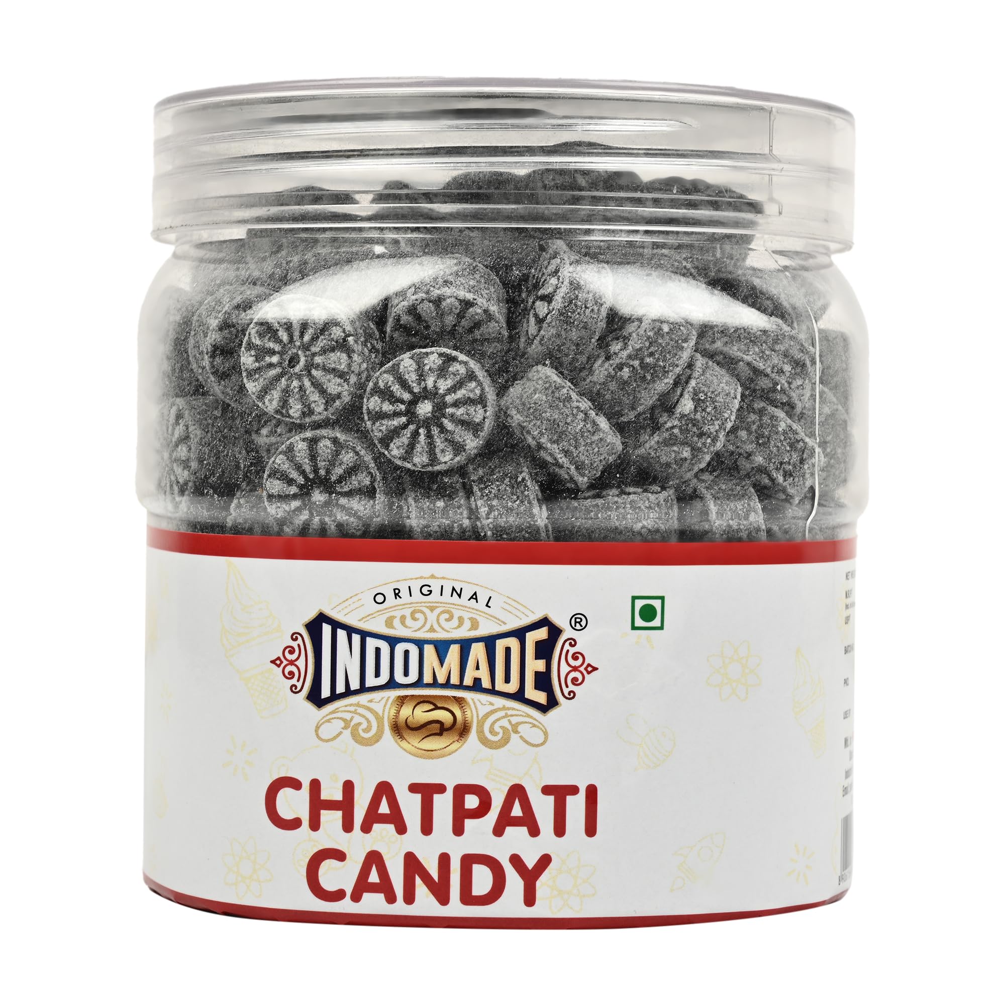 Indomade Original Chatpati Candy, Masala Flavour, Sugar Coated