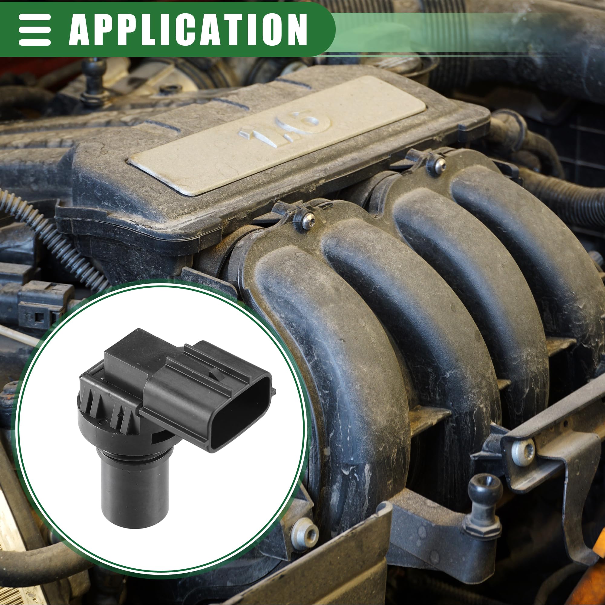 Crankshaft Position Engine Sensor, for Kawasaki, Black