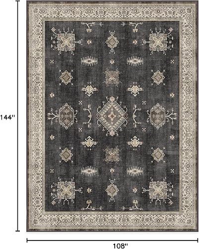 Miniatura 10 de Ruggable Verena Alfombra de pasillo  Alfombra vintage perfecta para entrada pasillo cocina apta para mascotas y niños resistente a las manchas y al