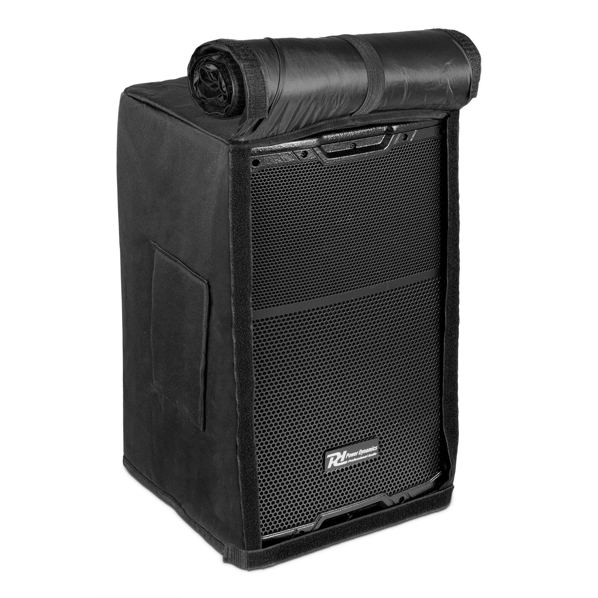 Power Dynamics PDY212A PA Anlage Komplettset | 2X 12 PA Lautsprecher Aktiv mit Bluetooth & DSP | 1400W DJ Boxen Set mit Stativen, Schutzhüllen & Tragetasche | Professionelle Musikanlage für Events