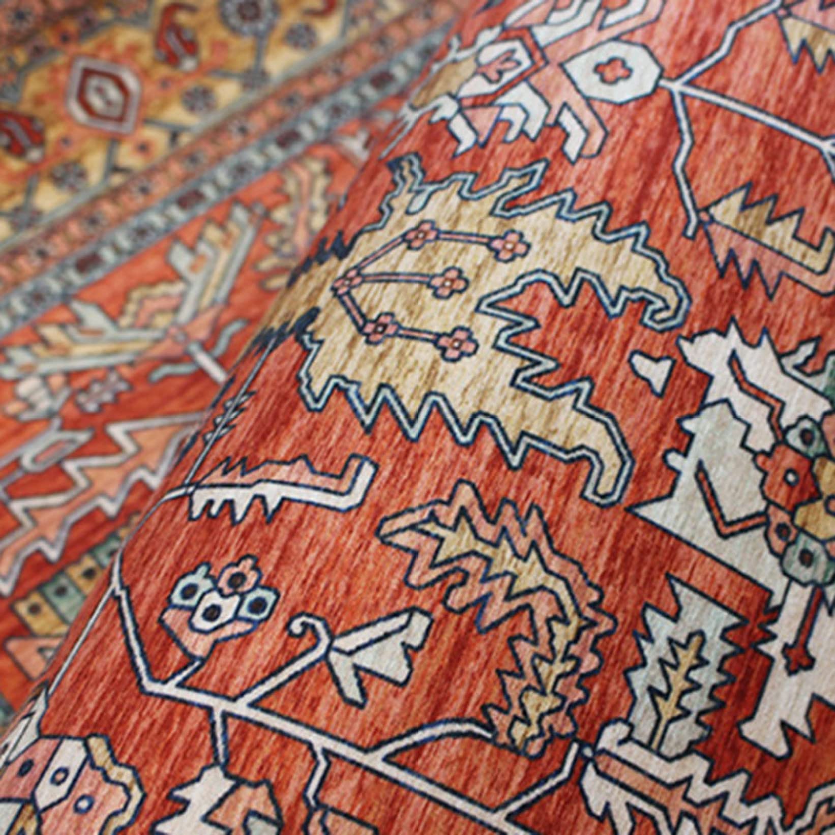 Amazon｜ラグ 160*230 滑り止め カーペット ペルシャ風 民族風