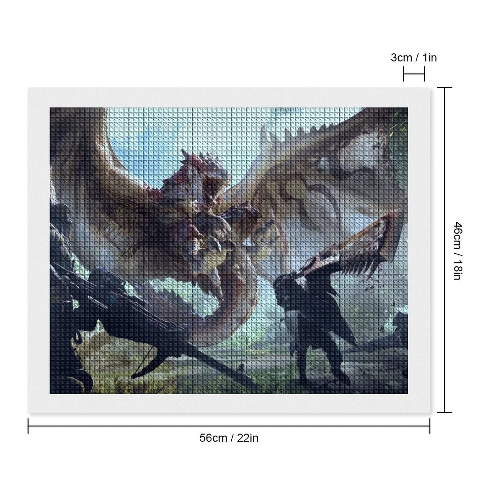 モンスターハンターワールド キャンパスアート６点セット Amazon.co.jp: モンスターハンターワールド5Dダイヤモンドアート