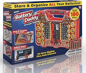 Ontel Battery Organizer Storage Case