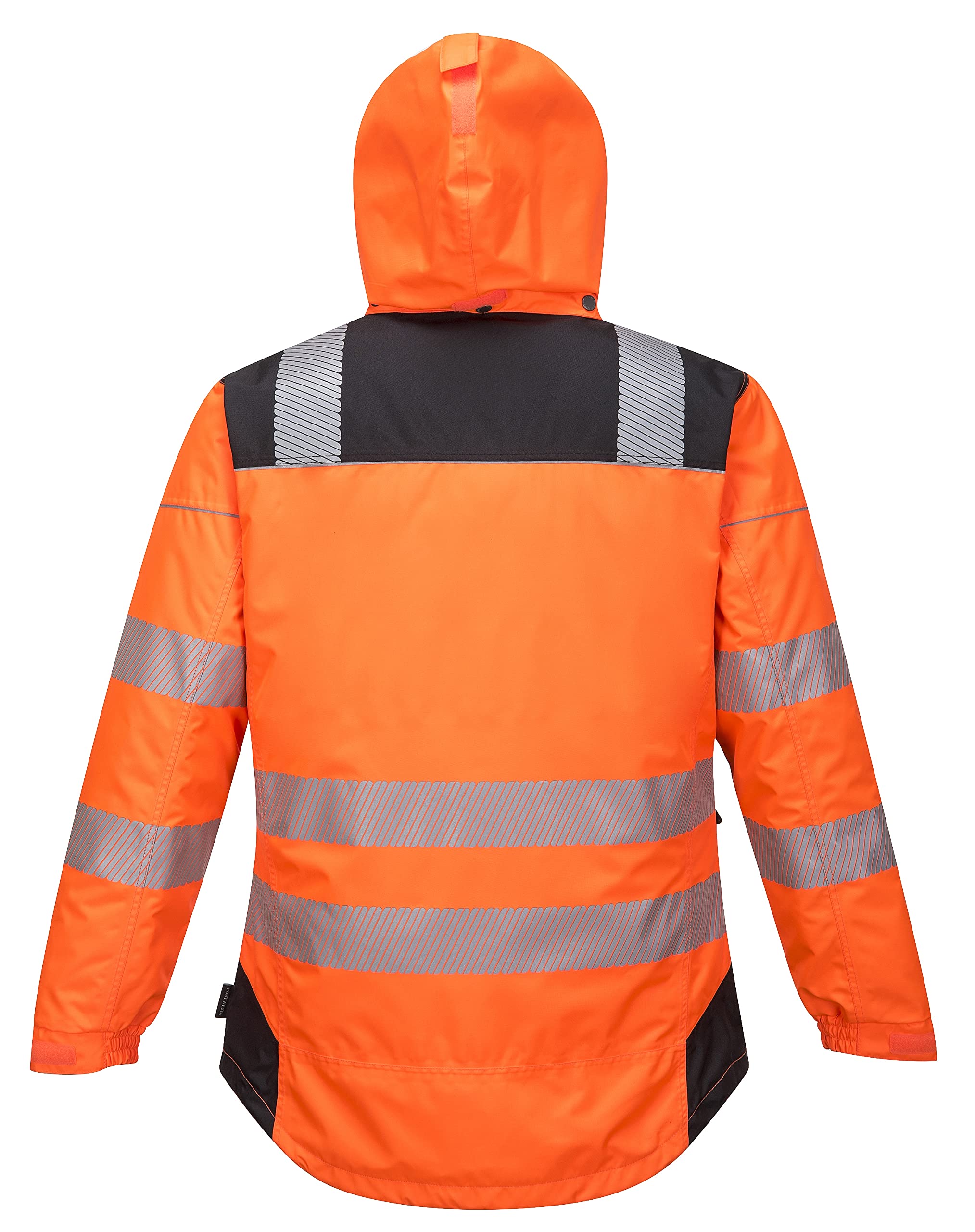 Portwest T400 Kurtka robocza PW3 Elementy Odblaskowe Elastyczna Konstrukcja | Pomarańczowy/Czarny, 3XL, EN ISO 20471 Klasa 3, EN 342, Długi Rękaw, 300D Oxford, Wodoodporność, Tkanina Wypełniająca, Zima