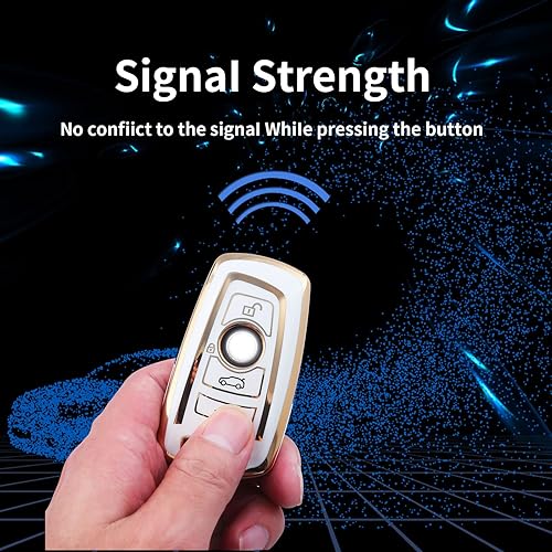 Miniatura 4 de LCXJMWKL Funda para llavero BMW, compatible con BMW 2 5 6 7 Series X1 X2 X3 X5 X6 TPU suave de alta calidad, protección completa antipolvo, Modelo-b