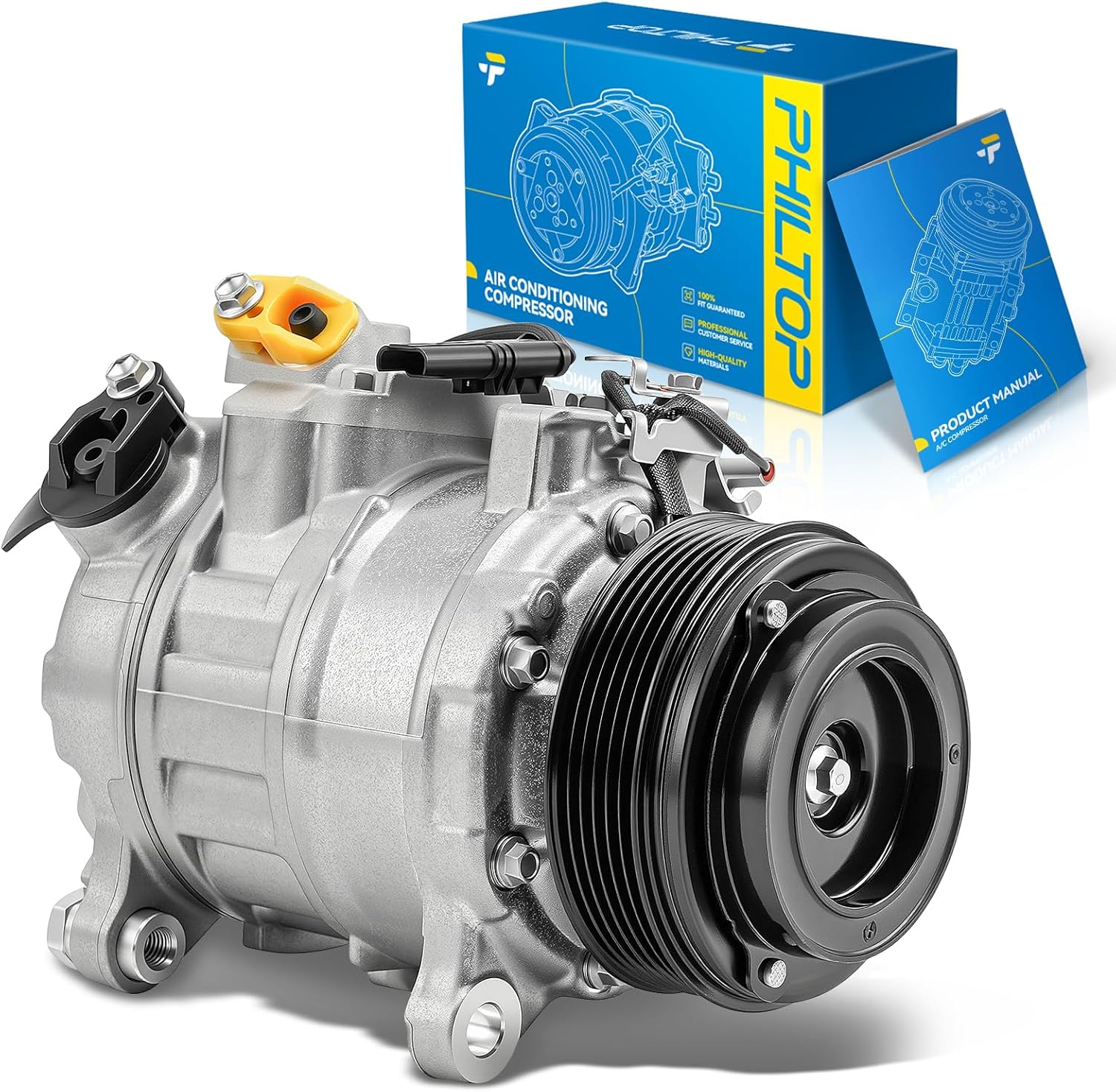 PHILTOP C2831 Air Conditioning Compressor with Clutch for BMW X5