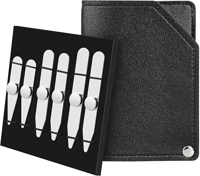 AOLVO Magnetic Stainless Steel Collar Stays - Kraag Kopen - 3 Sizes with Gift Box