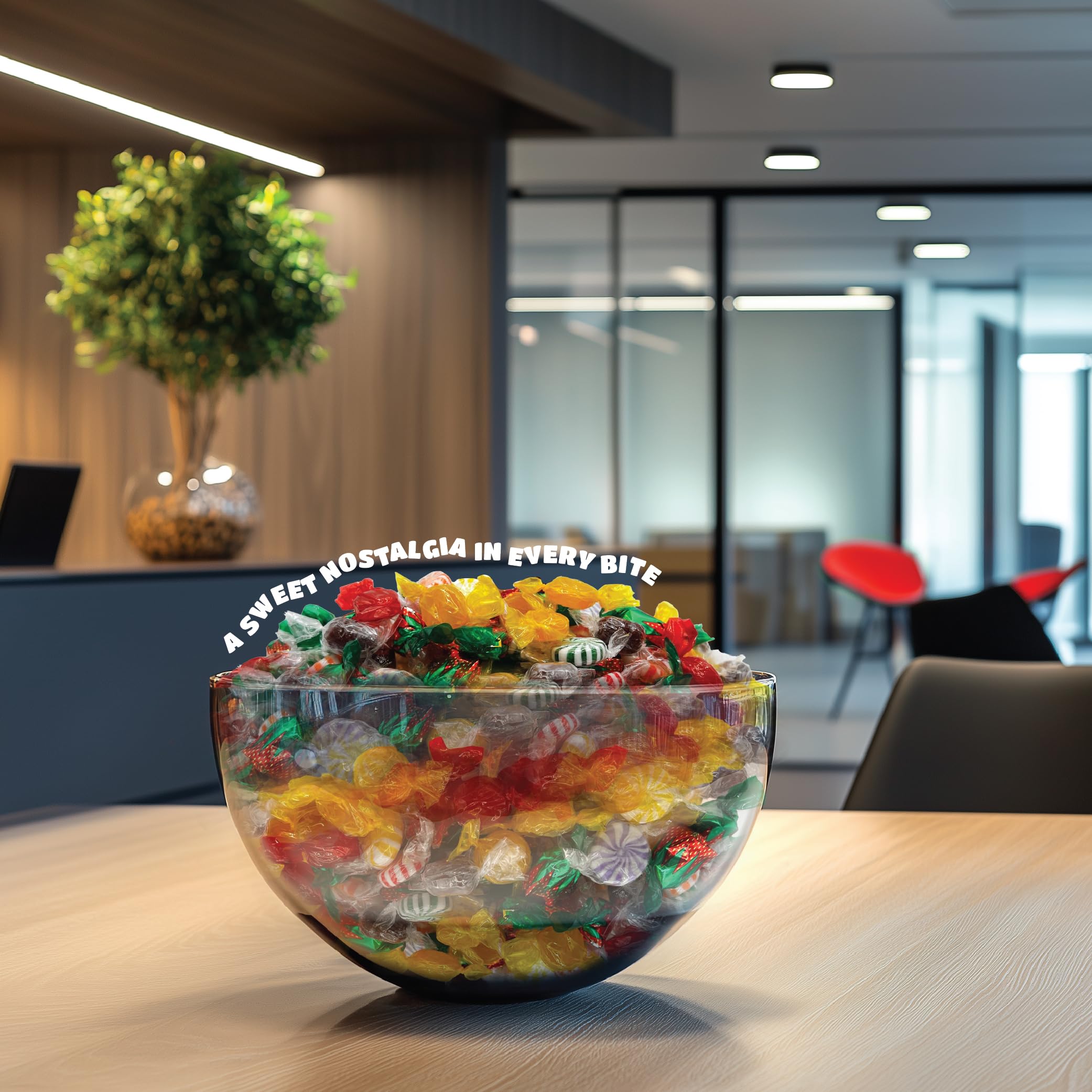 Hostess Old-Fashioned Hard Candy Assortment - 2 Pound Bulk Pack (About 150 Count) - Strawberry Bon Bons, Butterscotch, Cinnamon, Root Beer, Fruit Pinwheels