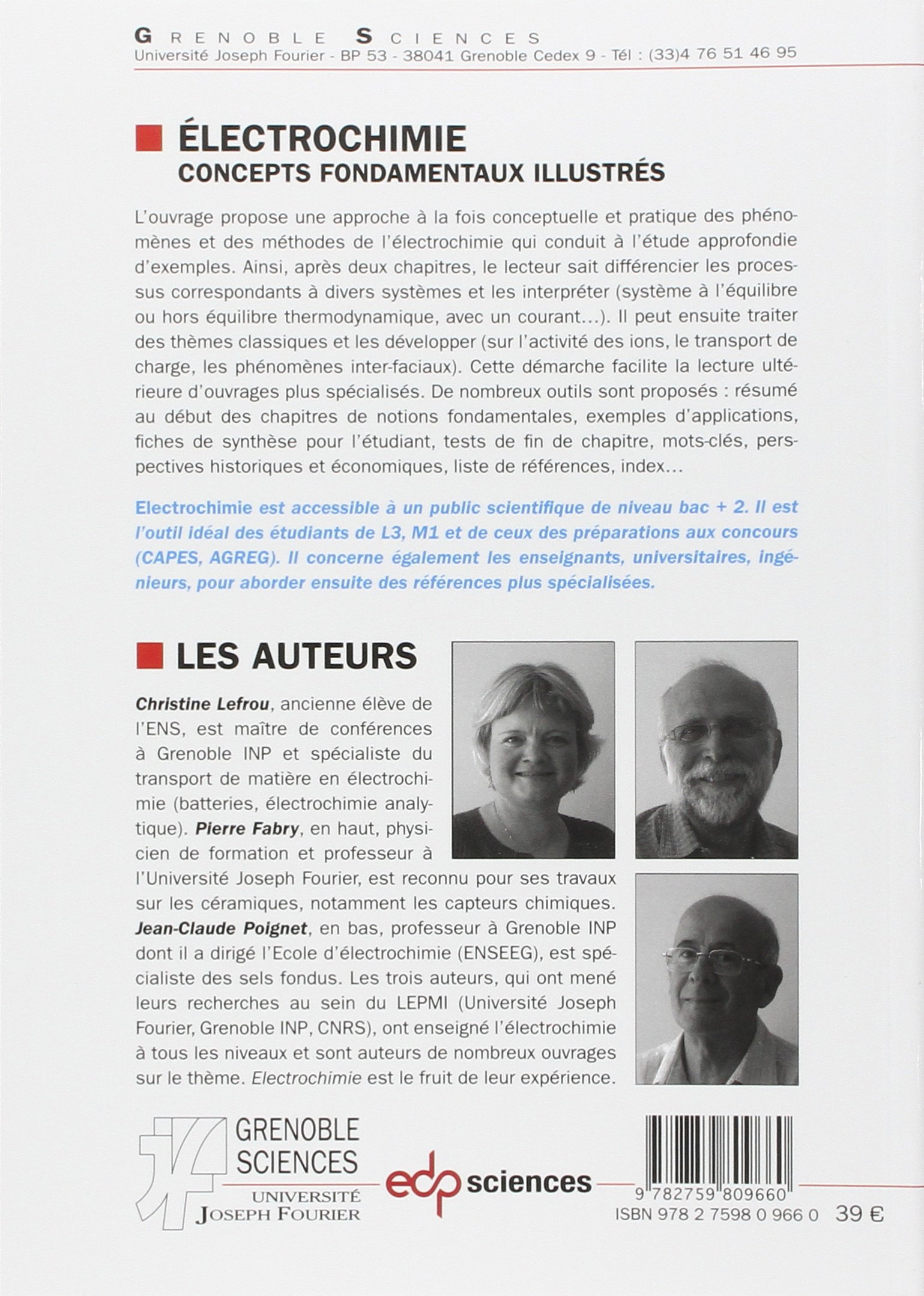 Électrochimie : Concepts fondamentaux illustrés