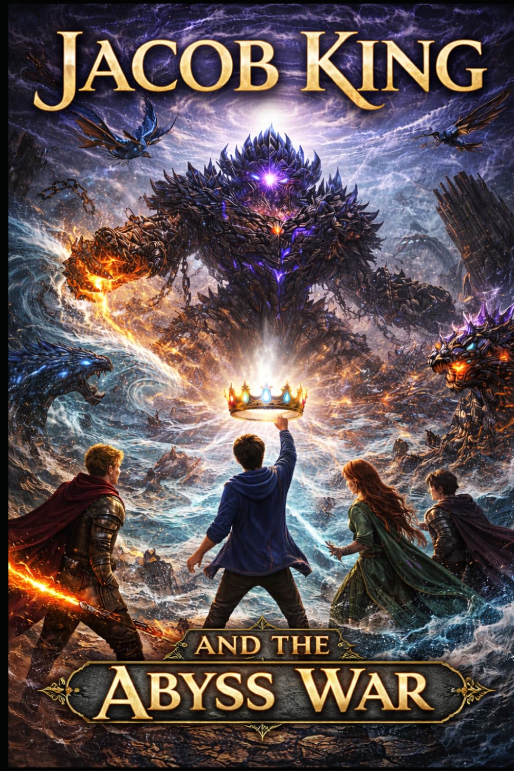 Jacob King and the Abyss War (Book Three of the Storm of Four Realms Series)