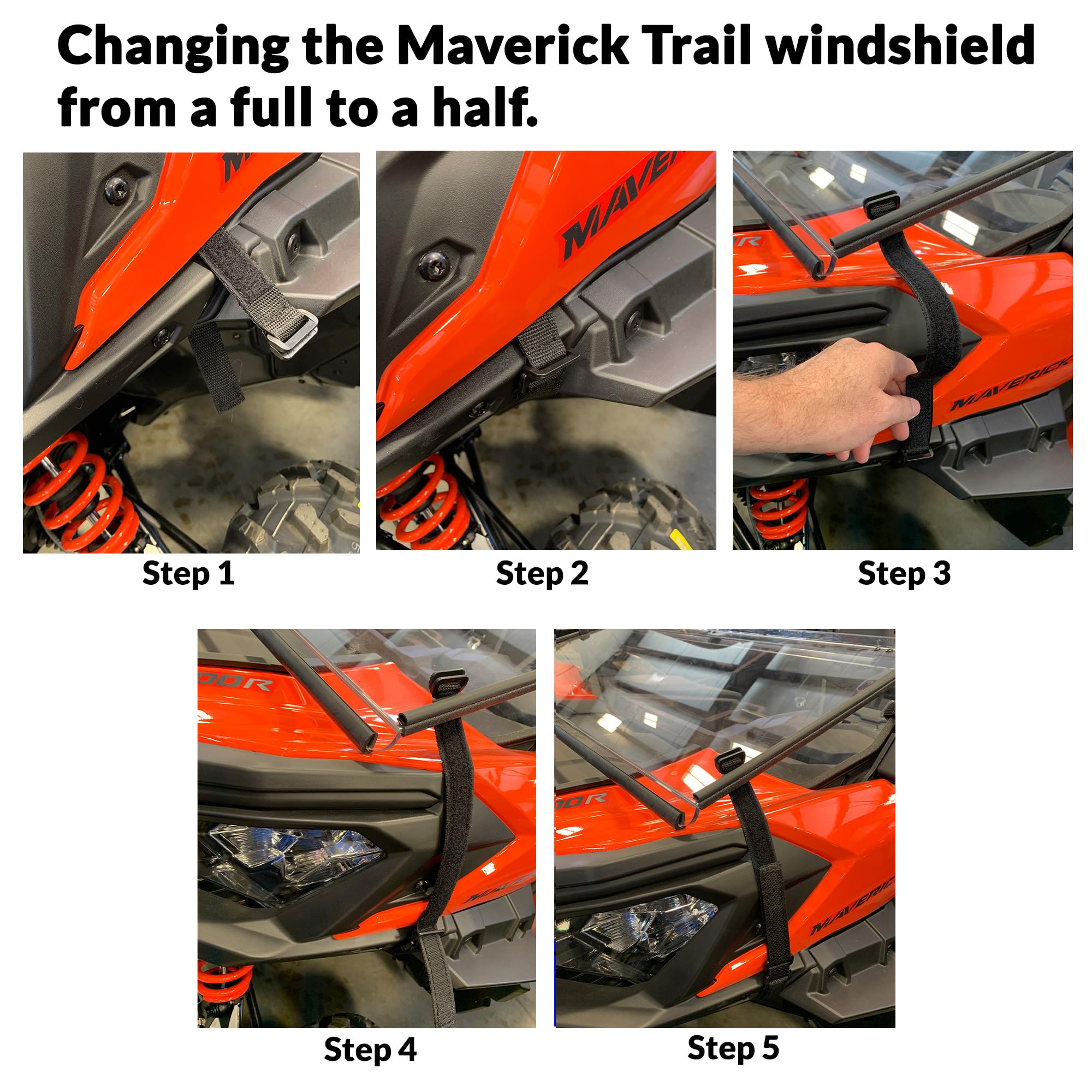 Amazon.com: Can Am Maverick Trail / Sport Windshield | Full