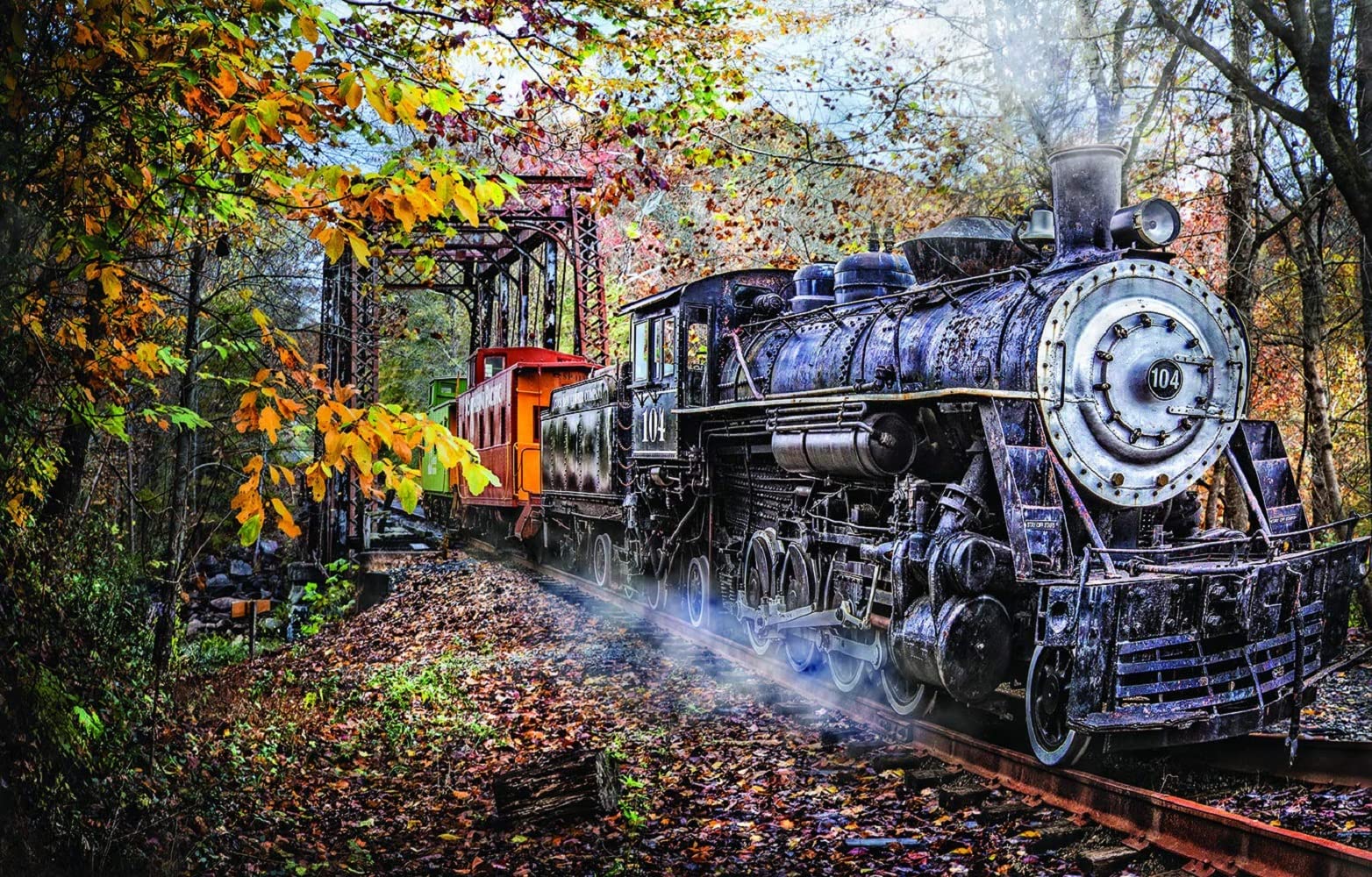 Amazon.co.jp: Sunsout 2019 Train's Coming 1000ピース 列車