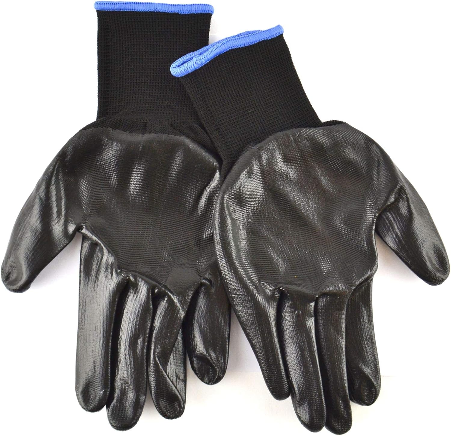 20 Pack 10.5" Nitrile Coated Work Gloves (20 Pairs) Breathable/Improved Grip Blade TE936