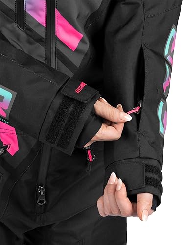 Miniatura 4 de FXR CX F.A.S.T. - Traje monosuit aislado negromenta-rosa eléctrico desvanecido térmico