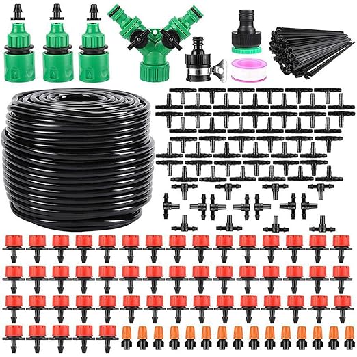 MSDADA Bewässerung Kit 15m - Micro Drip System Für Garten Und Terrasse