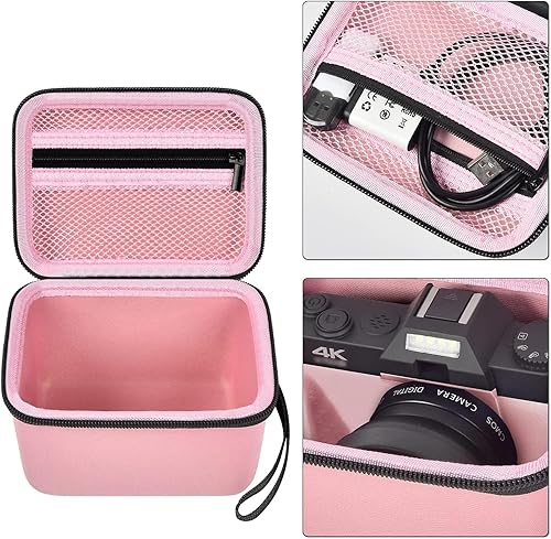 Miniatura 4 de Funda para cámara Vlogging compatible con Femivopara IWEUKJLOpara VETEKpara cámaras digitales OIEXI 4K 48MP para Youtube. Cámara Vlog para