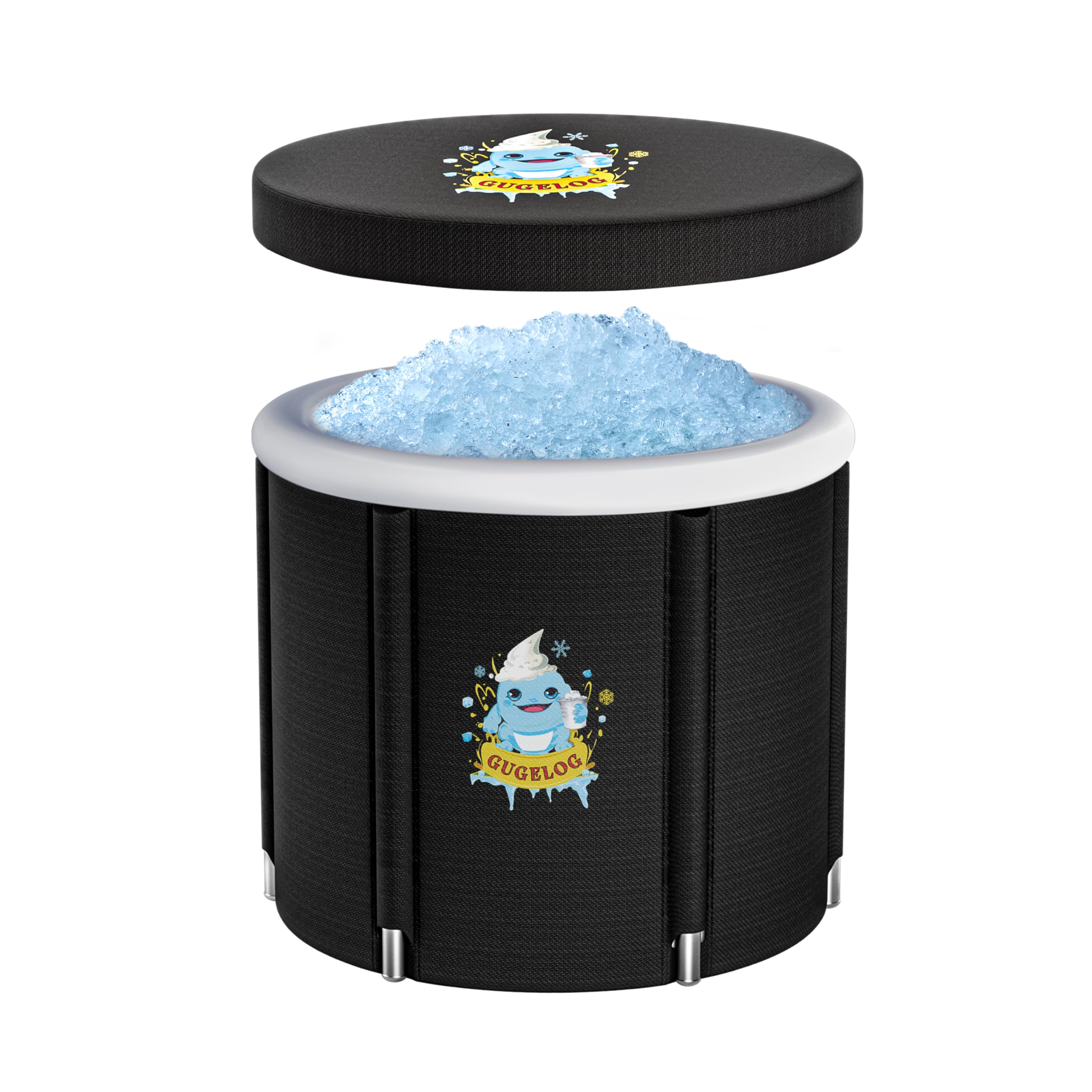 Ice Bath Tub for Athletes – Premium 85-Gallon Portable with Cover, Upgraded, Leak-Proof, Extra Thick Design, High Capacity for Home Use