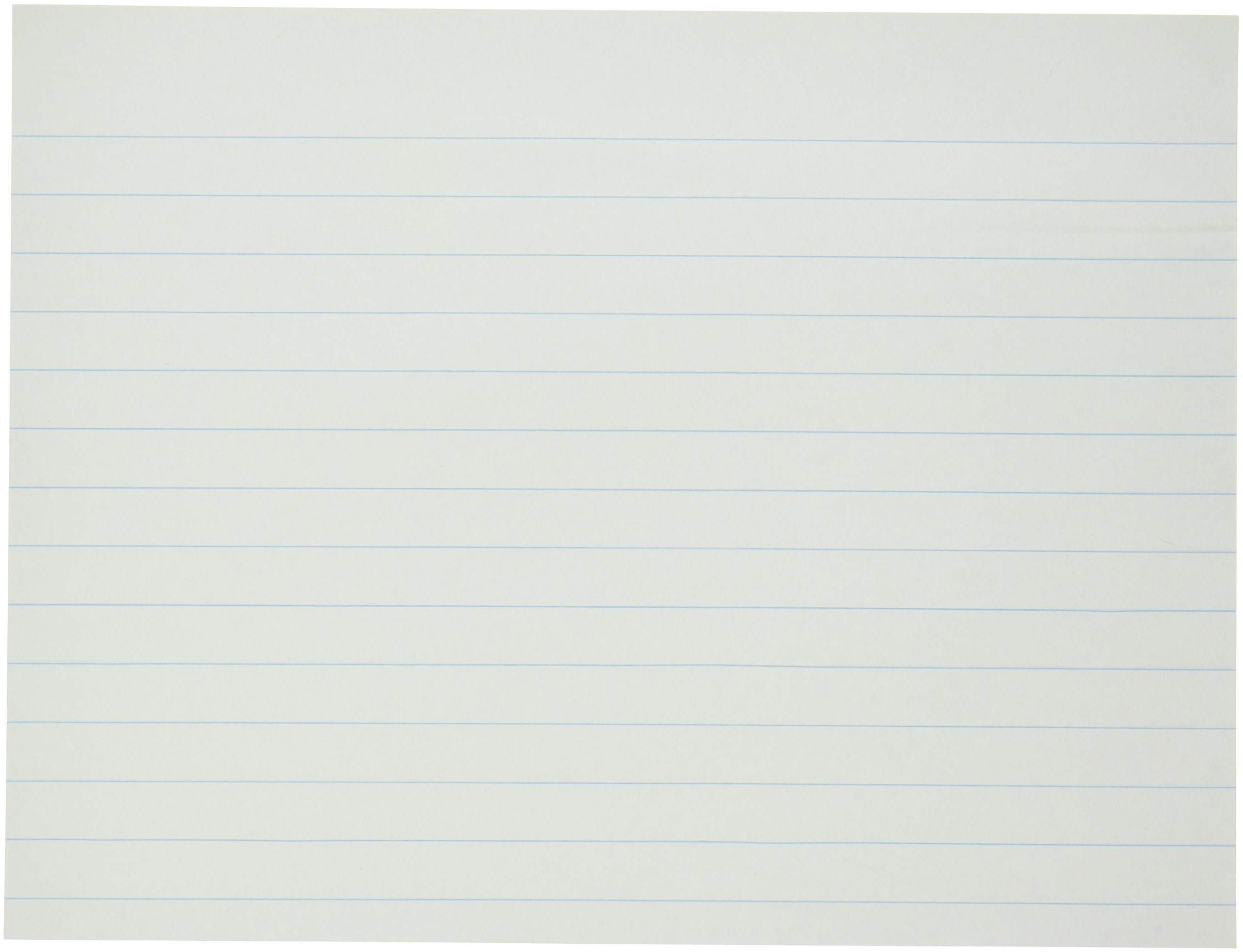 School Smart Picture Story Paper, 7/8 Inch Rule, 9 x 12 Inches, 500 Sheets,White