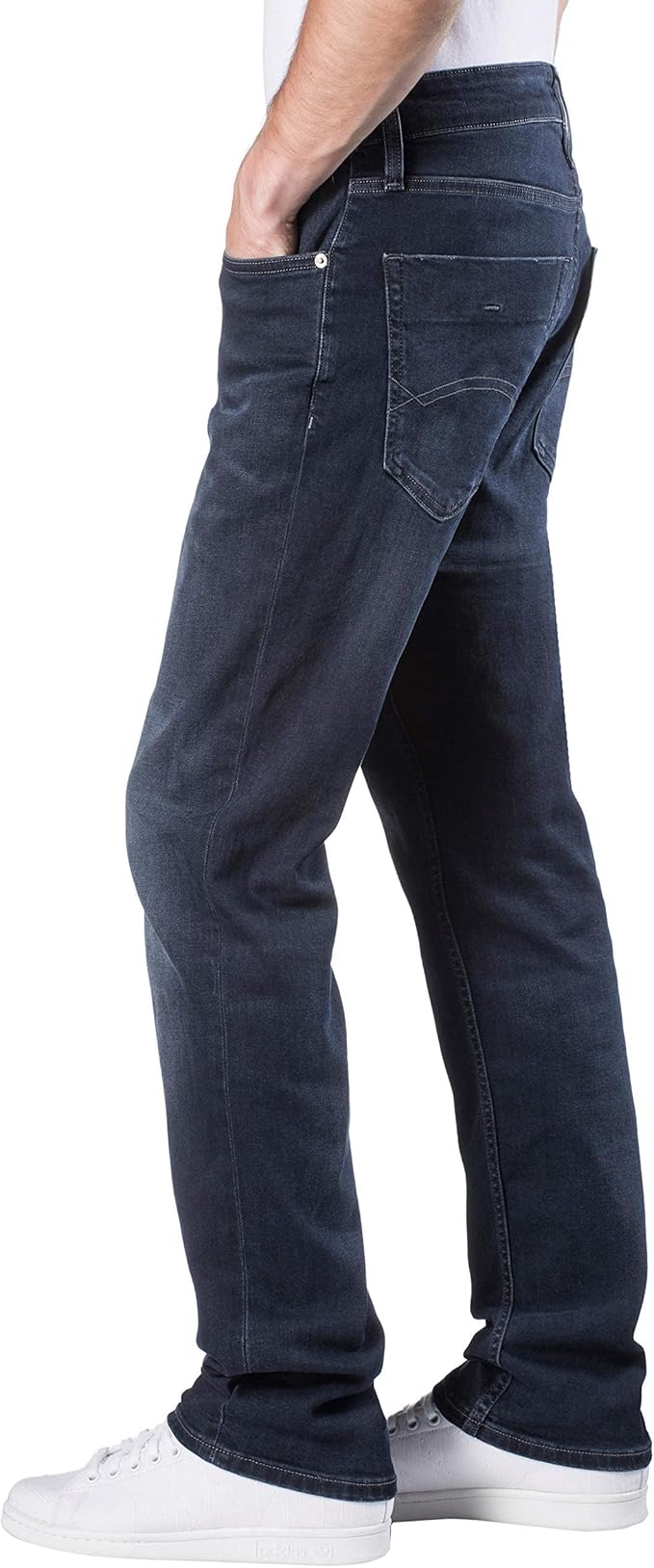   トミー メンズ スリム ストレッチ デニム Tommy Hilfiger mens Slim Fit Stretch Jeans, Dark Rinse, 29W