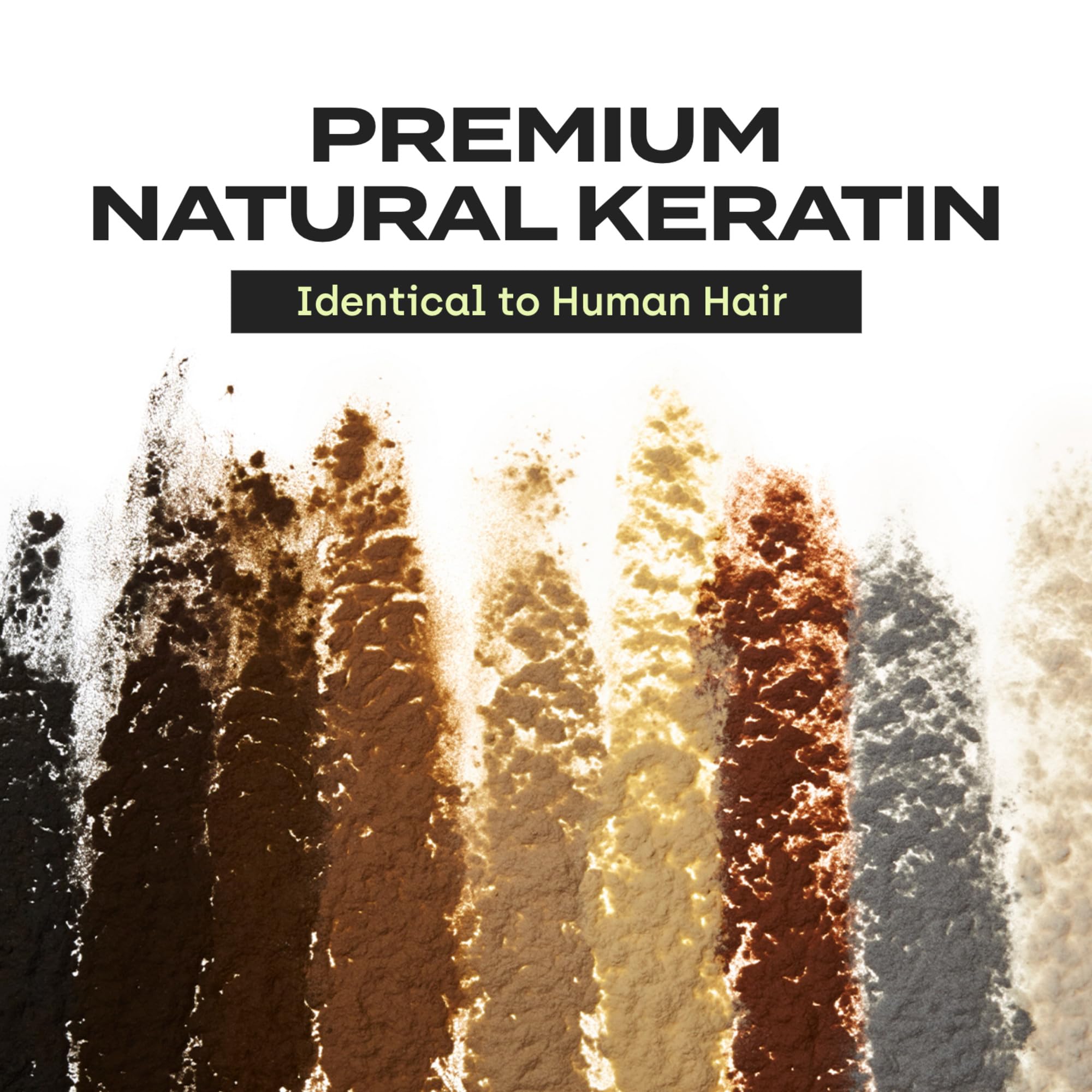 Toppik Haarfasern zur Haarverdichtung, Ansatzpuder und Streuhaar für Haarausfall und sofort volleres Haar, kaschiert lichte Stellen, natürlicher Look, einfach anzuwenden, Hellbraun, 55g