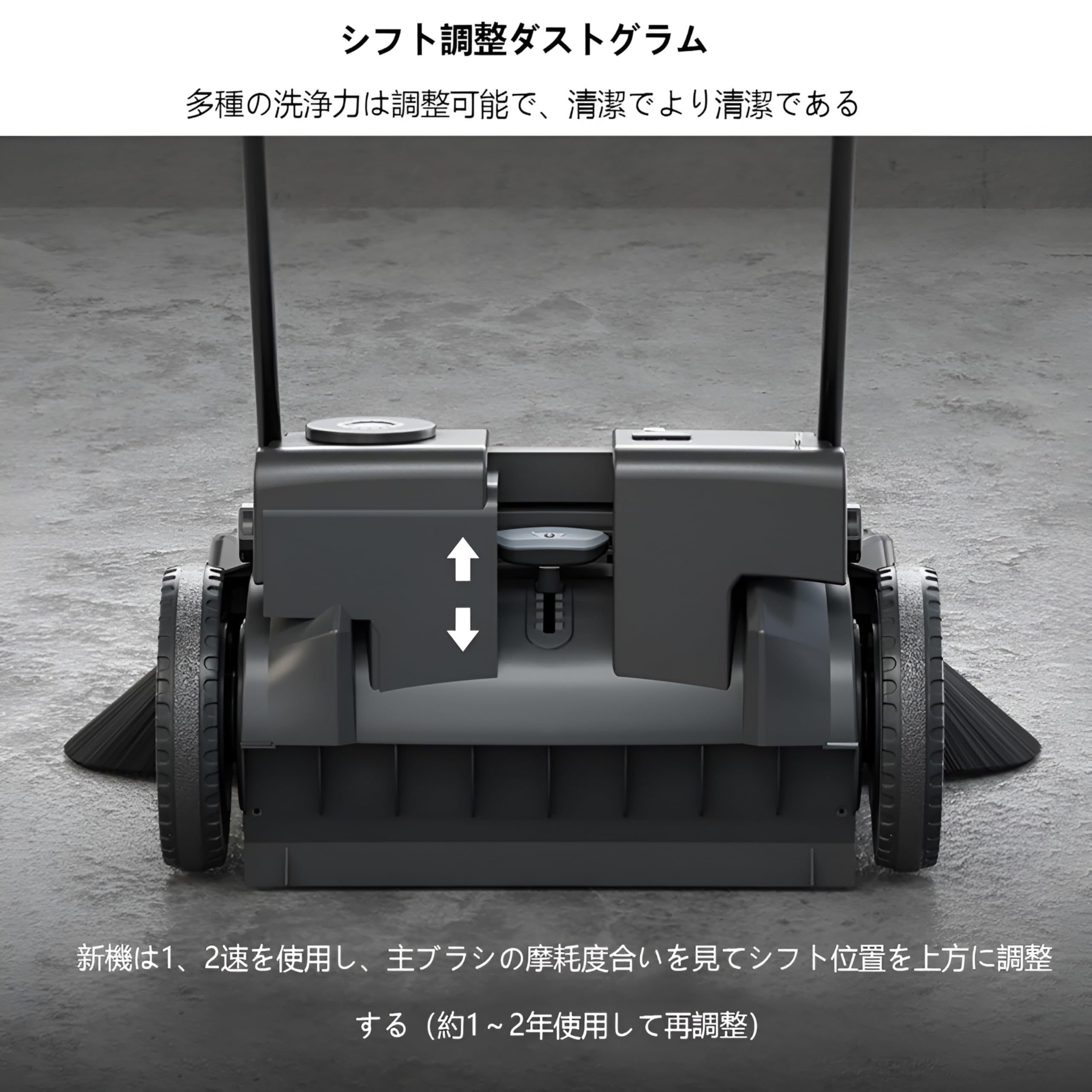 Amazon.co.jp: ロードスイーパー 掃除機 ミナト 手押し式スイーパー