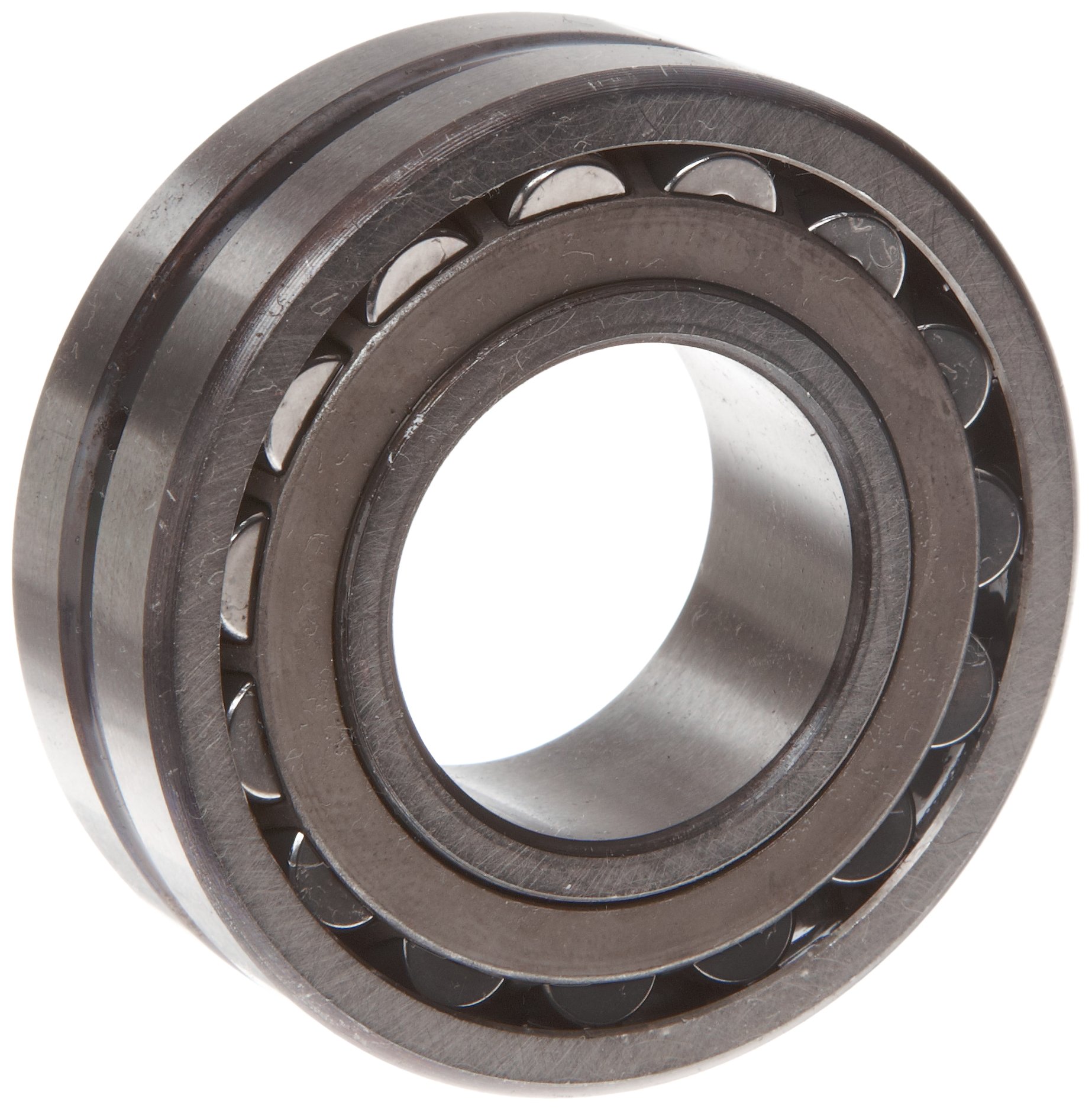 SKF 22211 EK Explorer Spherical Roller Bearing, Tapered Bore, Standard Tolerance, Steel Cage, Normal Clearance, Metric, 55mm Bore, 100mm OD, 25mm Width, 8500rpm Maximum Rotational Speed, 30800lbf Static Load Capacity, 30100lbf Dynamic Load Capacity
