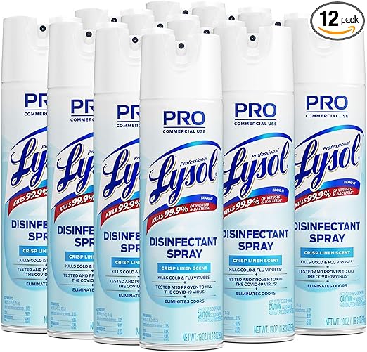 Professional Lysol Linen Disinfectant Spray