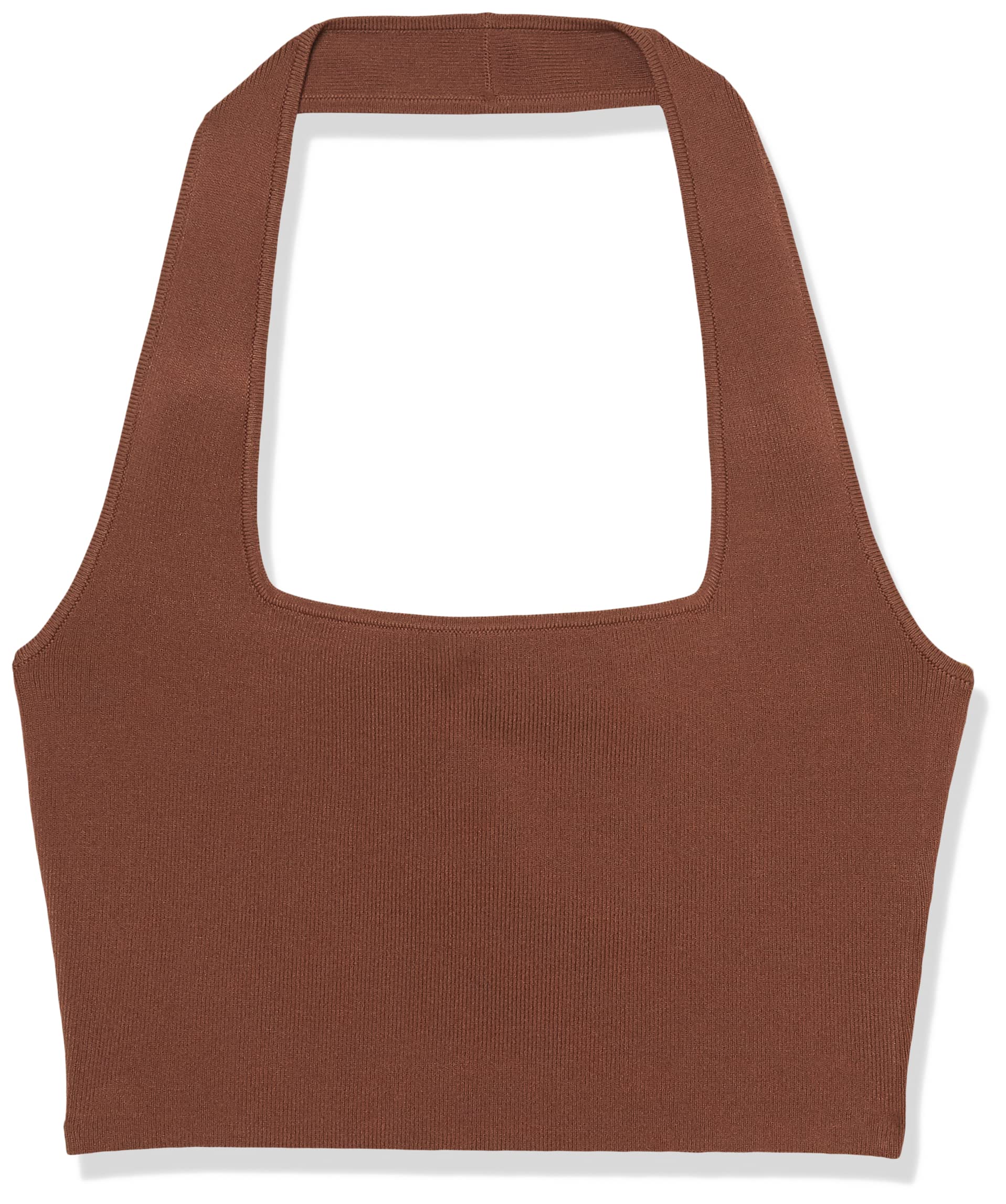 The Drop Women's Greta Fitted Square-Neck Halter Sweater Bralette