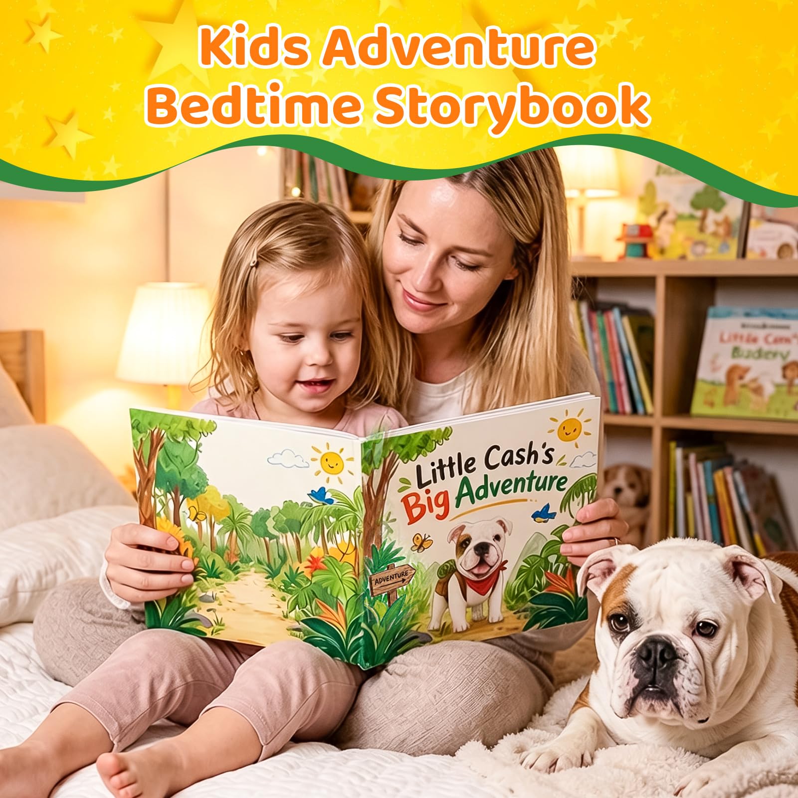 Personalisiertes Hundegeschichtenbuch Foto Name, Kinderabenteuer, Gute Nacht, Erinnerung Haustier Weihnachten Geburtstag Liebhaber Babyparty