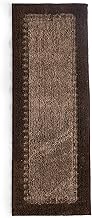Saral Home Elyeese Micro Durable & Washable Multipurpose Bedside Runner for Home/Kitchen/Living Area/Lobby/Office Entrance with Anti Skid Backing | Non-Slip & Quick-Drying Mats_ Brown_ 40X110 cm