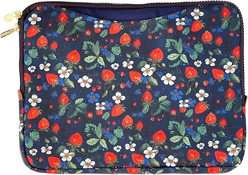 Miniatura 10 de Yumbox Poche (azul marino) Bolsas de almuerzo aisladas de diseño delgado para mujeres y hombres. Funda forrada aislada con asas que se guardan,