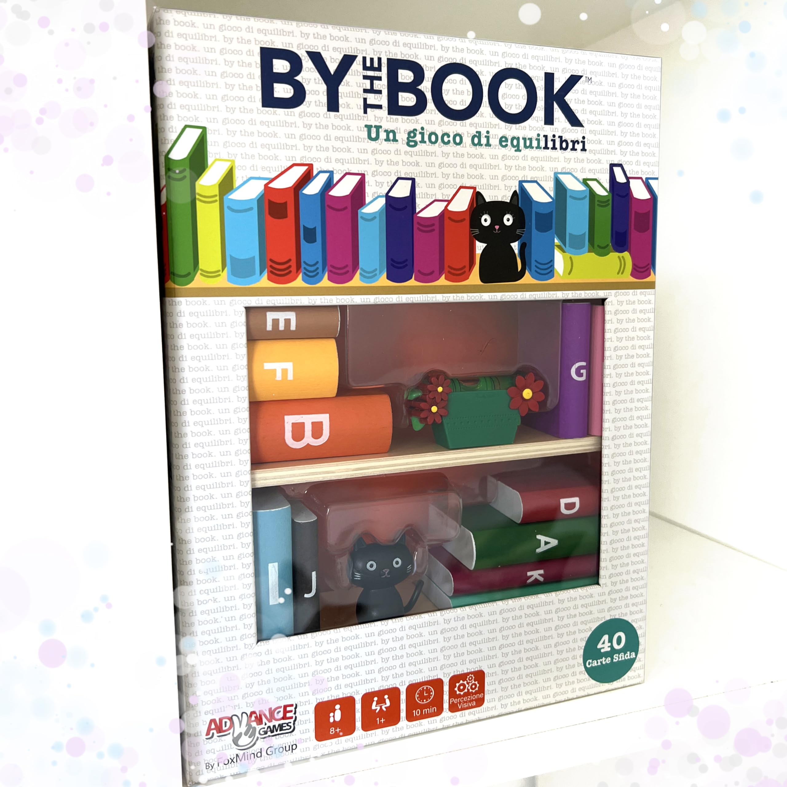 Asmodee By The Book gra balansująca, gra planszowa, 8+ lat, 1 graczy, wydanie włoskie