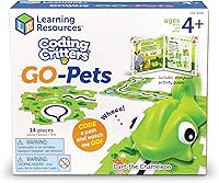 Vista 4 de Learning Resources Coding Critters Go Pets Dart the Chameleon - 14 piezas, a partir de 4 años, juguete sin pantalla para niños, STEM interactivo