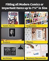 Vista 7 de Cargador superior de cómics, funda protectora rígida, soporte para cargador superior para Silver Age y Current Comics, paquete de 10