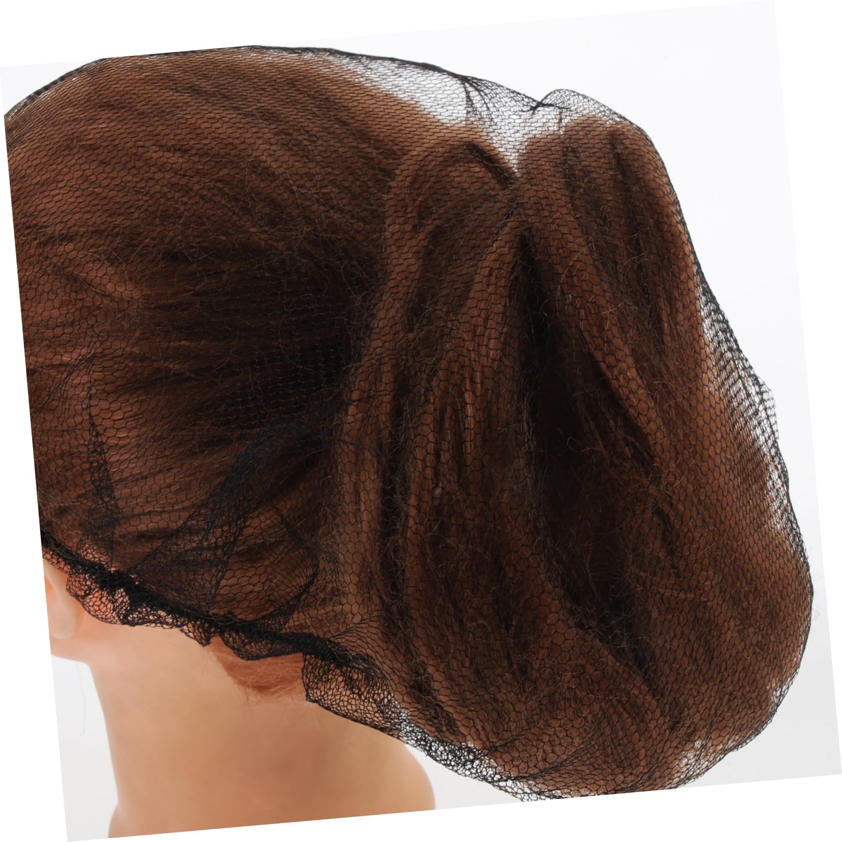 VALICLUD Einweg Haarnetz aus Nylon 100 Stück Schwarz 24 Zoll