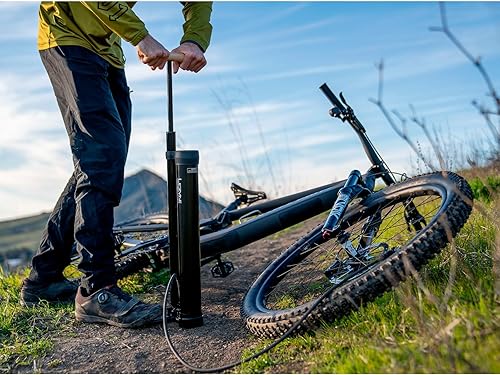 Miniatura 7 de LEZYNE High Volume Tubeless Bike Floor Pump Compatible with 2.5" Gauge - 220 PSI Tire Air Pump for MountainGravel Bikes - ABS-1 Pro Tubeless Chuck