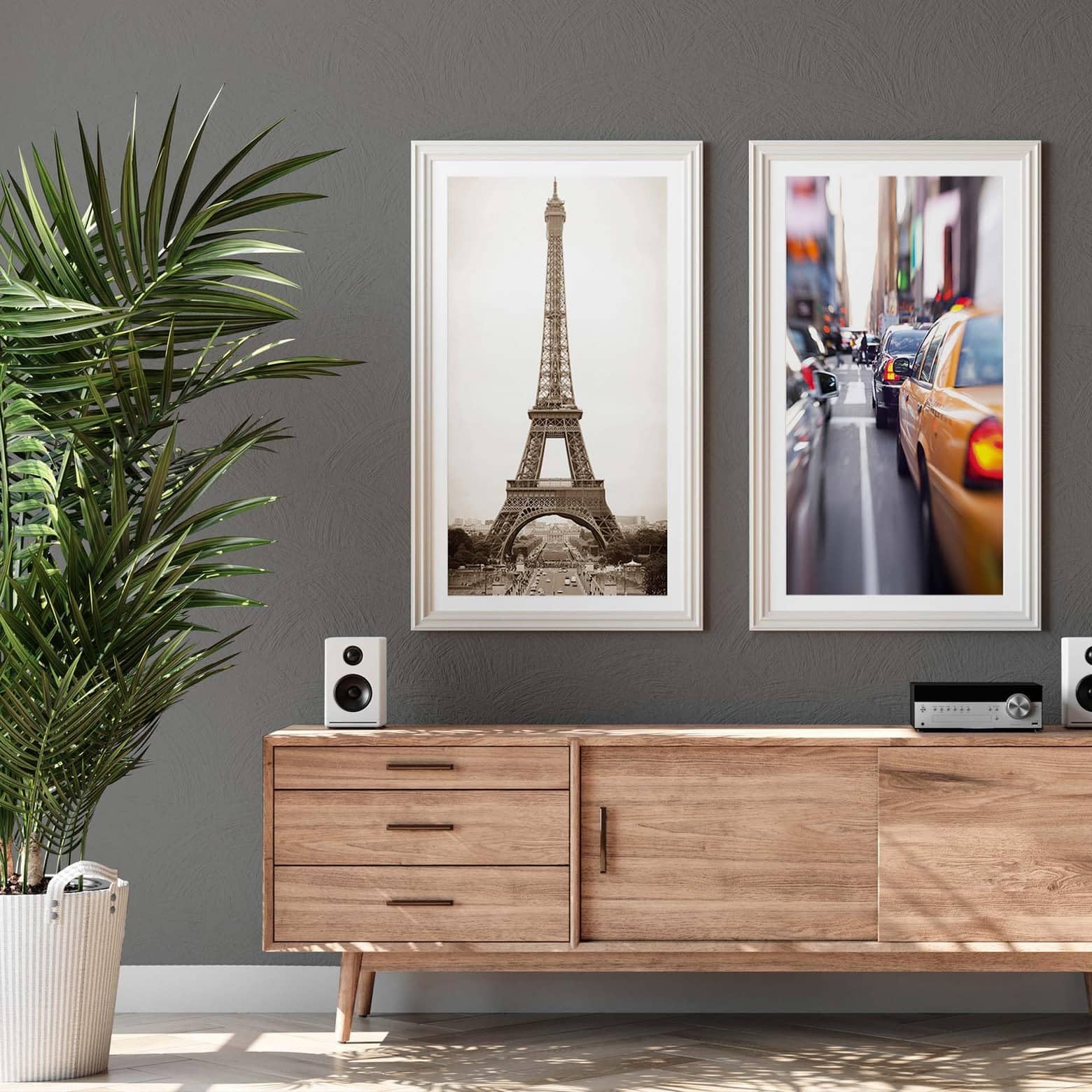 K&L Wall Art Pintura mate para pared de 5 litros, color gris