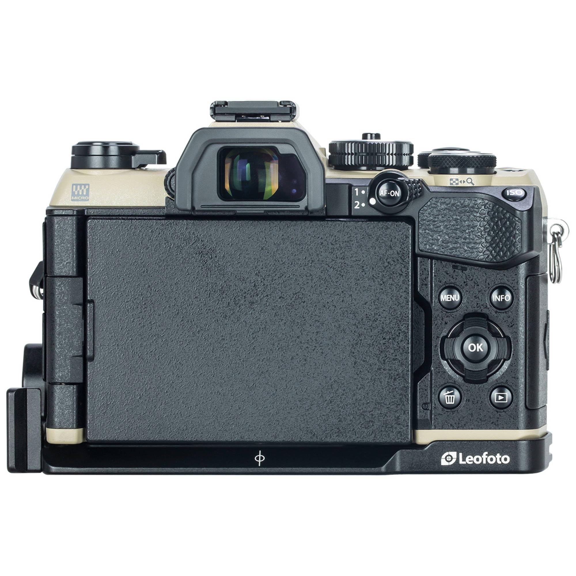 Leofoto L-Halterung LPO-OM-5II passend für OM-5 II Silber