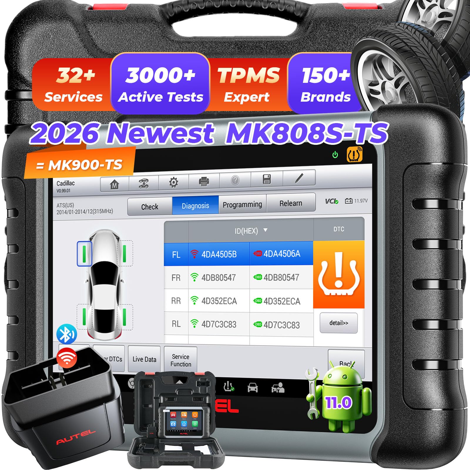 XTOOL D8S AI-Assisted Bidirectional OBD2 Scanner with Topology Mapping | 2026 Upgrade of XTOOL D8, Scan Tool 42+ Reset, Full System Automotive Scanner Diagnostic Tool, PMI for Ford, FCA/CANFD/DoIP product image 14