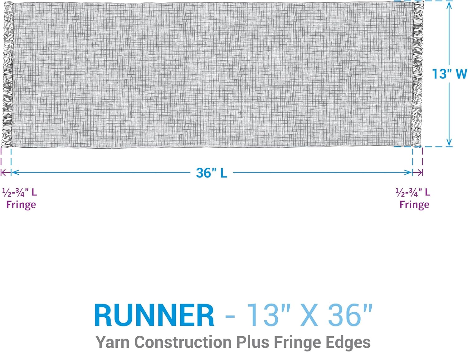 Park Designs Brown Buffalo Check Table Runner 36"