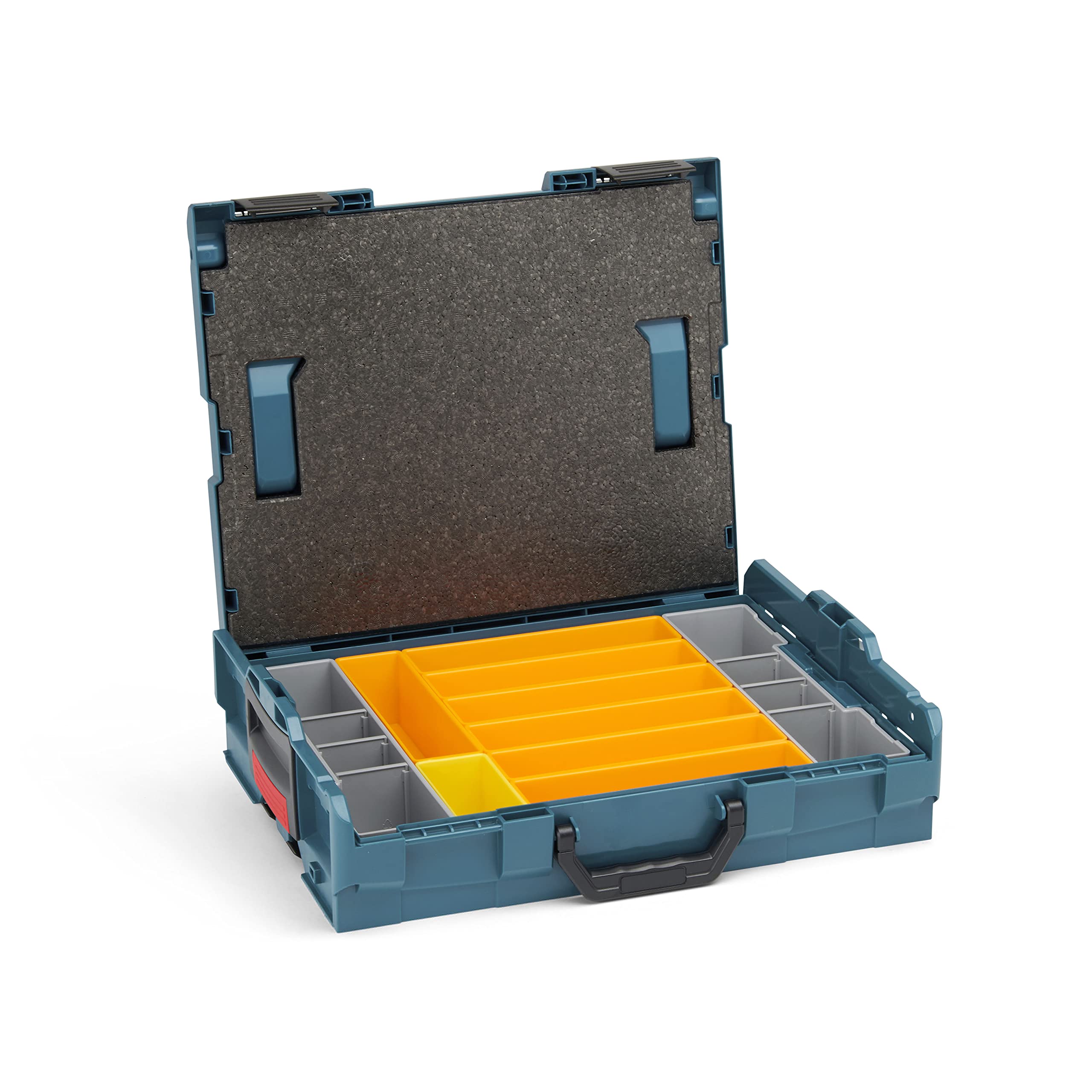 Bosch Sortimo L-Boxx 102 Tool case • Professional blue without logo • Equipped with F3 storage system and padded lid