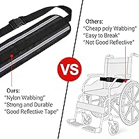 Vista 4 de Wheelchair Seatbelt for Adults, Safety Belt for Elderly & Seniors, Adjustable Wheelchair Safety Strap, Chair & Bed Restraint Harness, Fall